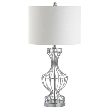Honore 28" Metal Wire Frame LED Table Lamp - JONATHAN Y